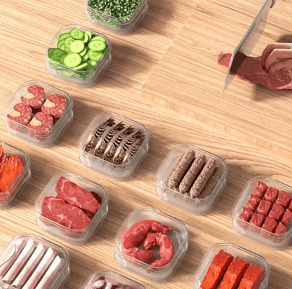 FreshKeep Meat Storage Containers – Freezer & Refrigerator Food Preservation Boxes