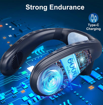 Wearable Neck Air Conditioner Portable Cooling Fan