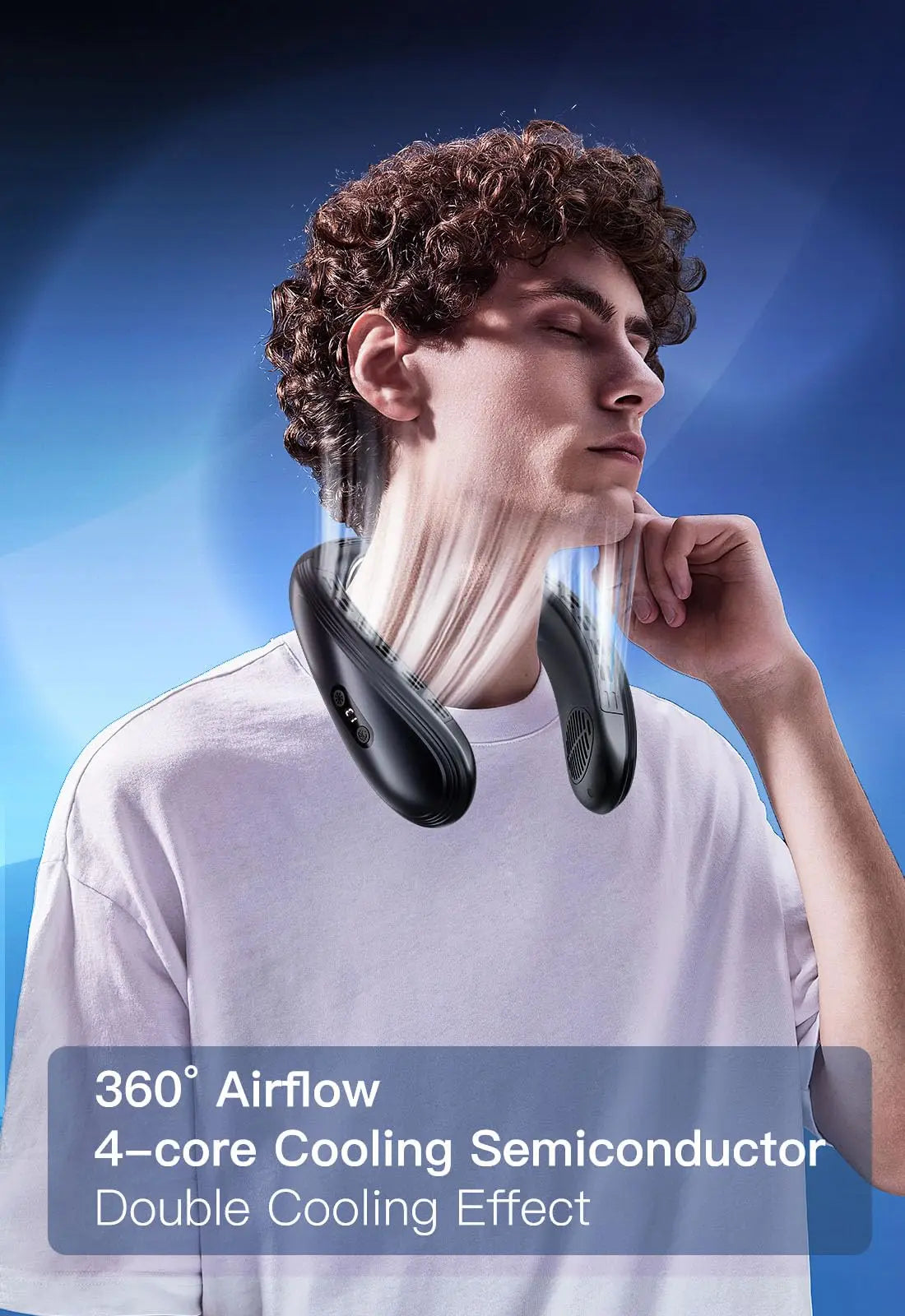 Wearable Neck Air Conditioner Portable Cooling Fan