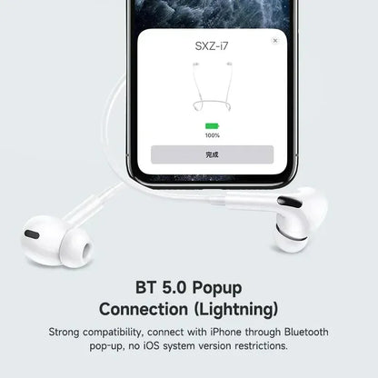 Lightning Earphones for iPhone Wired In Ear Headphones with Mic Apple Compatible