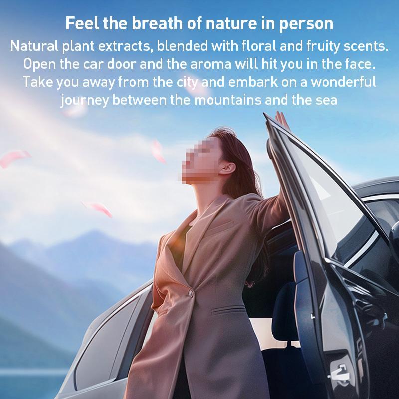 Relaxaire Premium Car Air Freshener Aluminum Alloy Aromatherapy Vent Diffuser