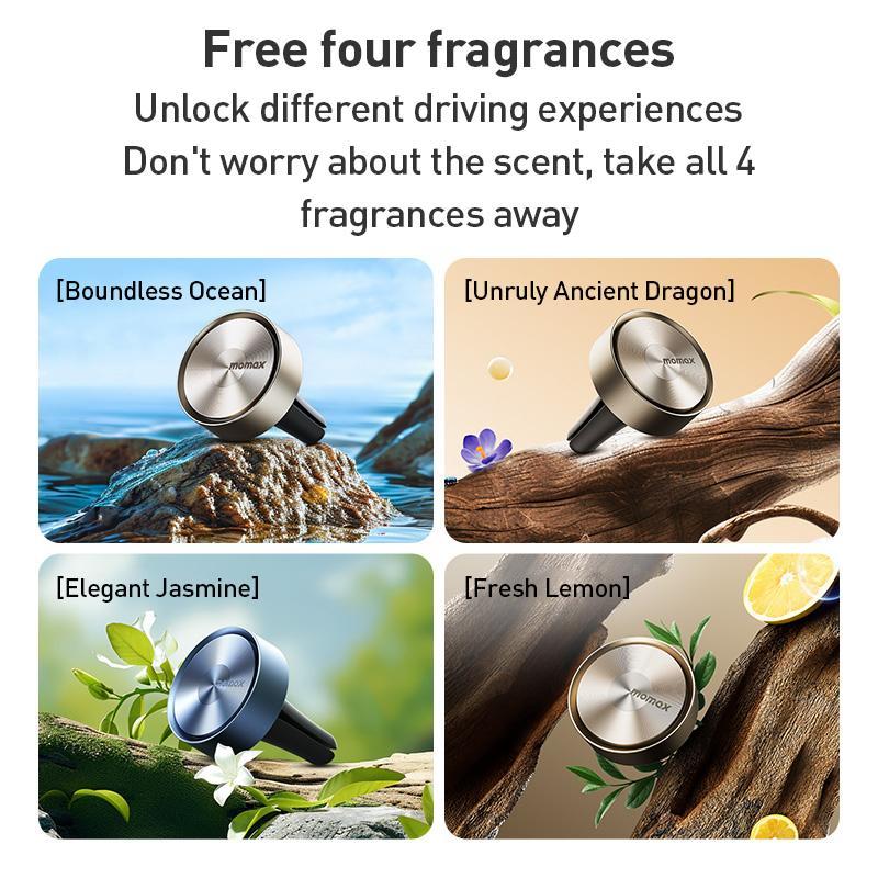 Relaxaire Premium Car Air Freshener Aluminum Alloy Aromatherapy Vent Diffuser