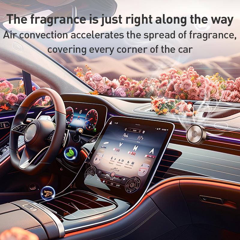 Relaxaire Premium Car Air Freshener Aluminum Alloy Aromatherapy Vent Diffuser