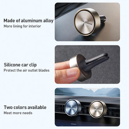 Relaxaire Premium Car Air Freshener Aluminum Alloy Aromatherapy Vent Diffuser