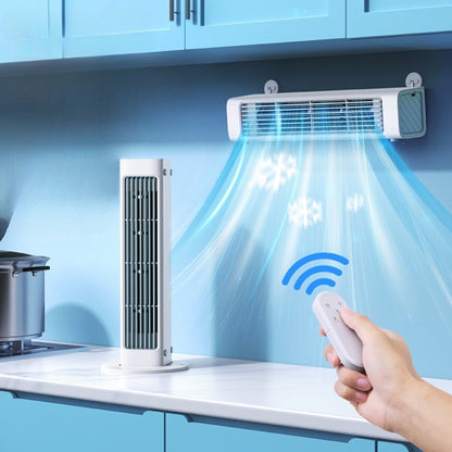 Wall Mounted Bladeless Wall Fan with Silent Strong Airflow for Home & Office Cooling
