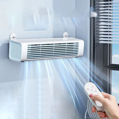 Wall Mounted Bladeless Wall Fan with Silent Strong Airflow for Home & Office Cooling