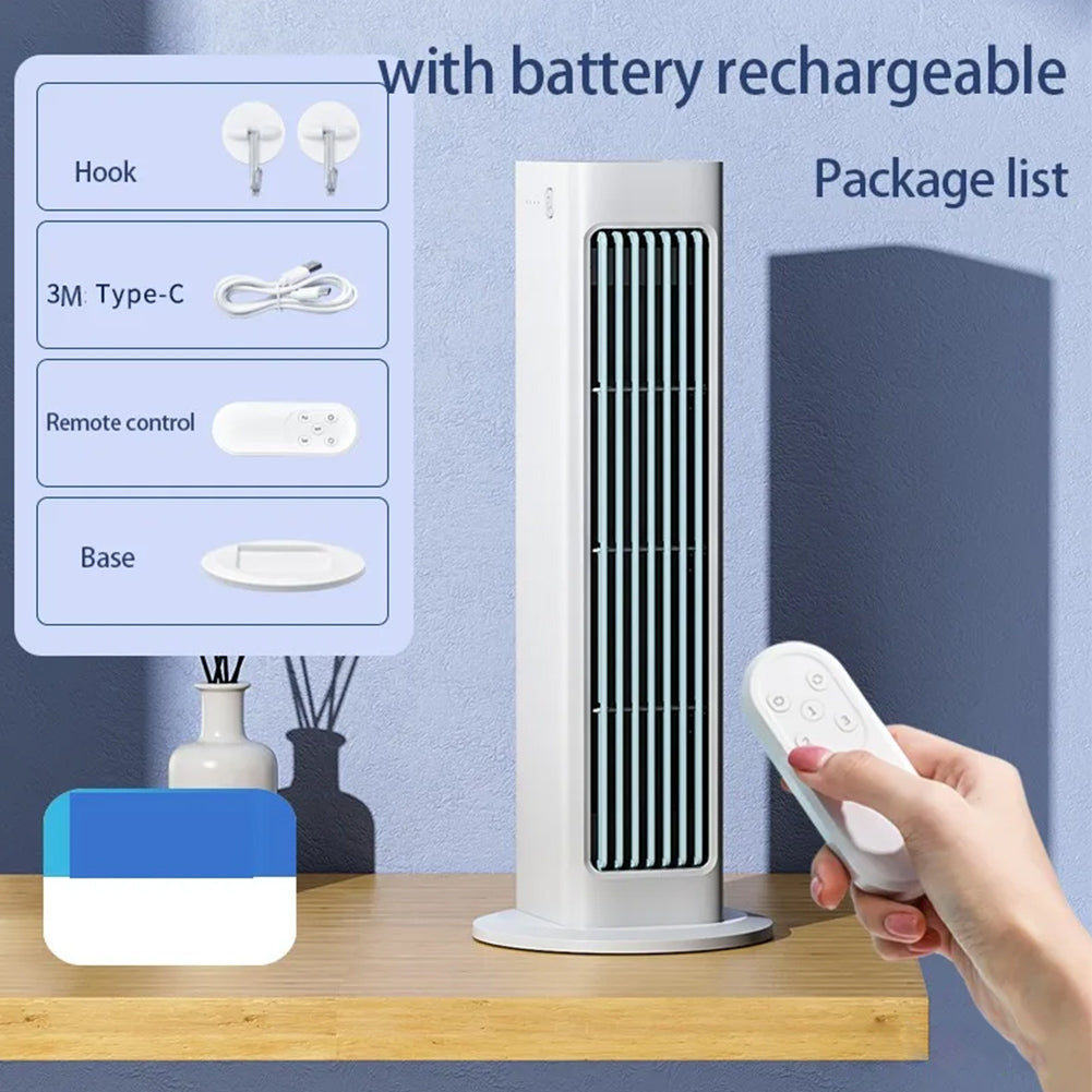 Wall Mounted Bladeless Wall Fan with Silent Strong Airflow for Home & Office Cooling