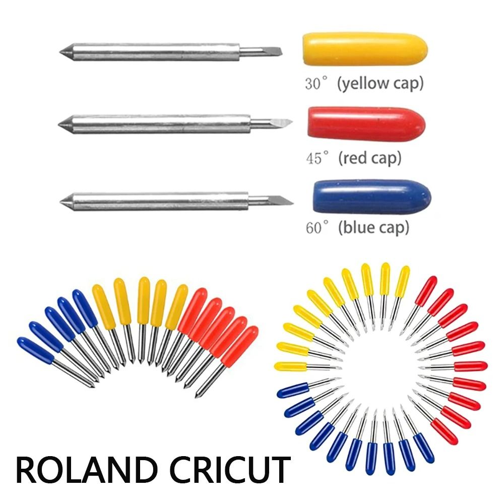 30° / 45° / 60° Multi-Angle Replacement Plotter Blades & Vinyl Cutter Knife Set