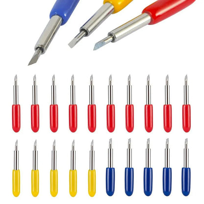 30° / 45° / 60° Multi-Angle Replacement Plotter Blades & Vinyl Cutter Knife Set