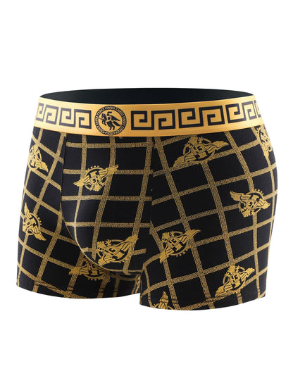 Mens Premium Soft Boxer Briefs Breathable All Season Underwear