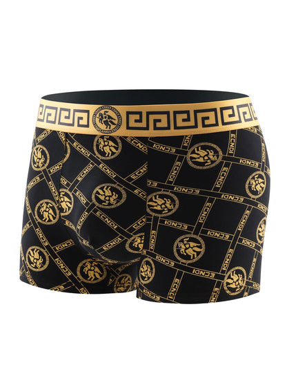 Mens Premium Soft Boxer Briefs Breathable All Season Underwear