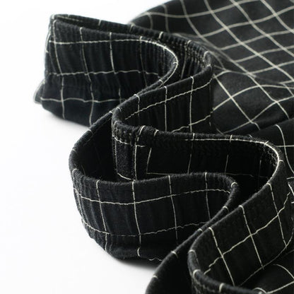 Plaid Cotton Boxer Shorts Set Mens Loose Boxers for Sleep & Everyday Wear