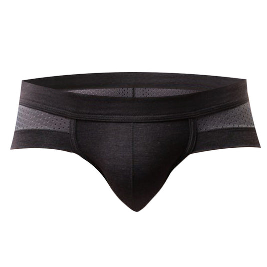 Mesh Boxer Briefs for Men Quick Dry Low Rise Seamless Underwear