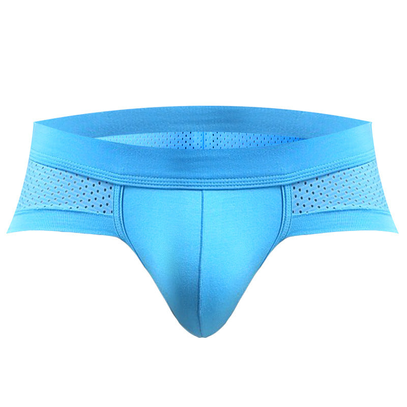 Mesh Boxer Briefs for Men Quick Dry Low Rise Seamless Underwear