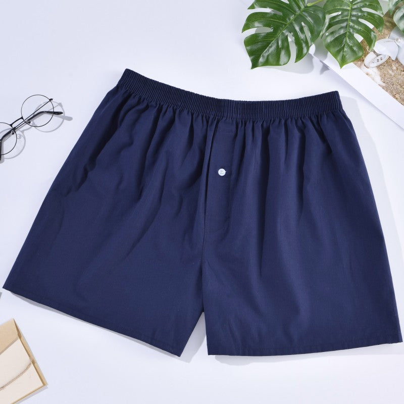 Cotton Plaid Boxer Shorts for Men Soft Breathable Sleep & Lounge Underwear