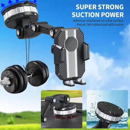 Suction Cup Car Phone Holder for Dashboard & Windshield