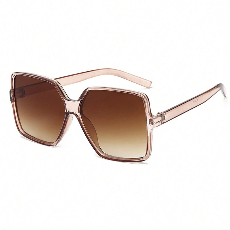 Oversized Gradient UV Sunglasses for Women Stylish Designer Big Frame Shades