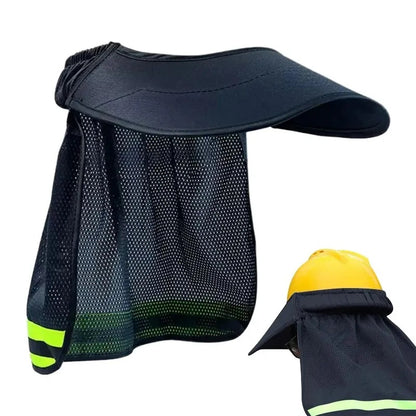 Reflective Mesh Hard Hat Sun Shade Neck Shield for Outdoor Work