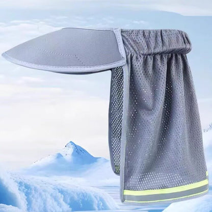 Reflective Mesh Hard Hat Sun Shade Neck Shield for Outdoor Work
