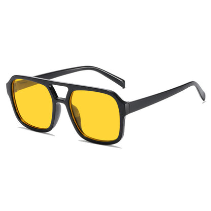 Vintage Round Square Anti Glare Sunglasses for Men & Women