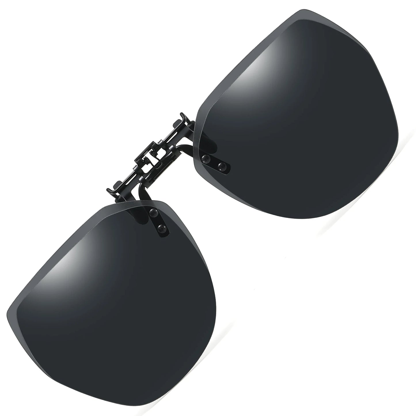 Flip Up Polarized Clip On Sunglasses for Prescription Glasses UV Outdoor Lens