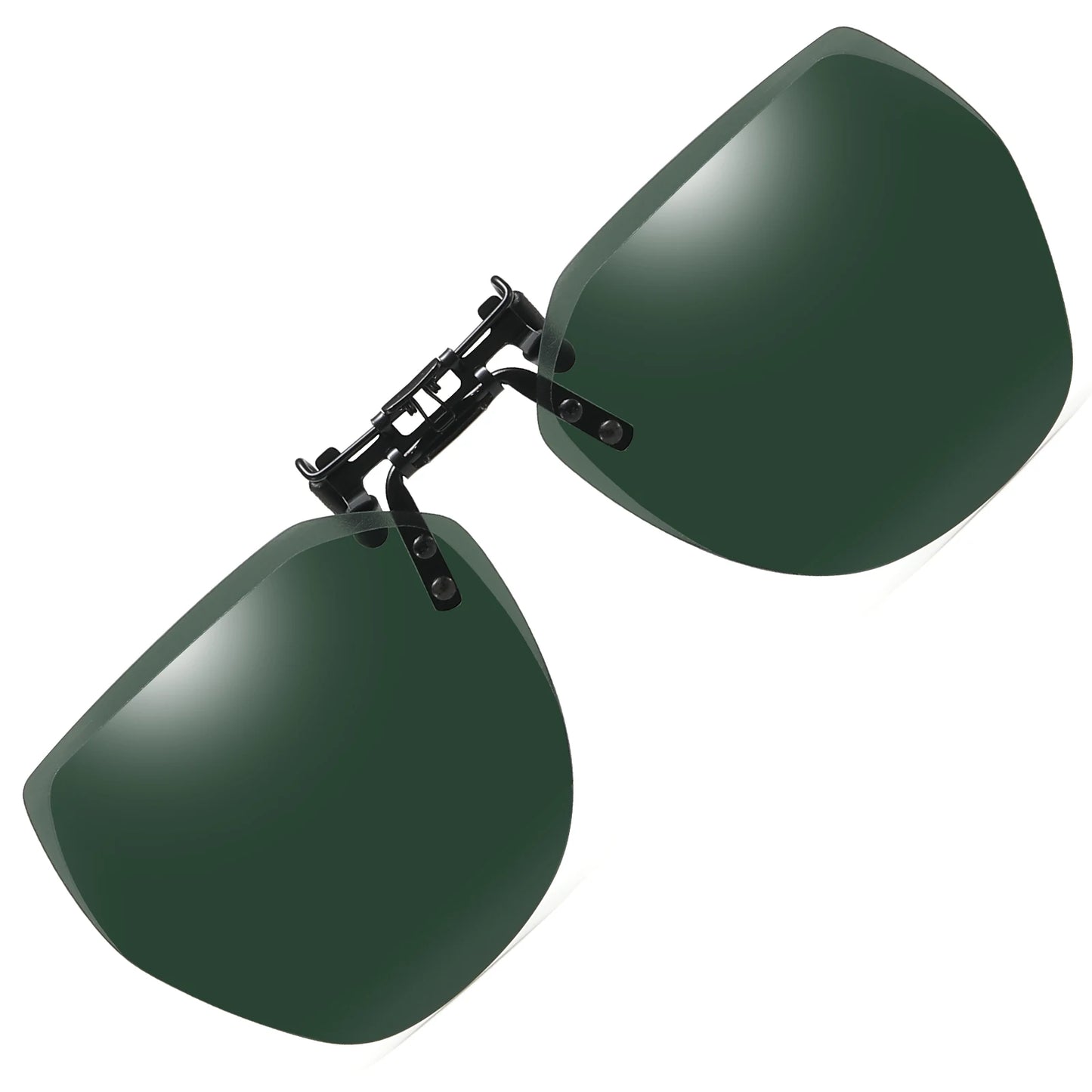 Flip Up Polarized Clip On Sunglasses for Prescription Glasses UV Outdoor Lens