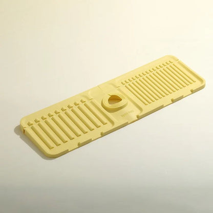 Silicone Faucet Splash Guard & Sink Drying Mat for Kitchen Counter Protection