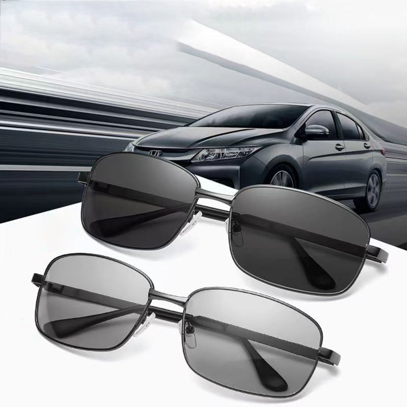 Photo chromic Polarized Driving Sunglasses for Men with Night Vision UV Protection