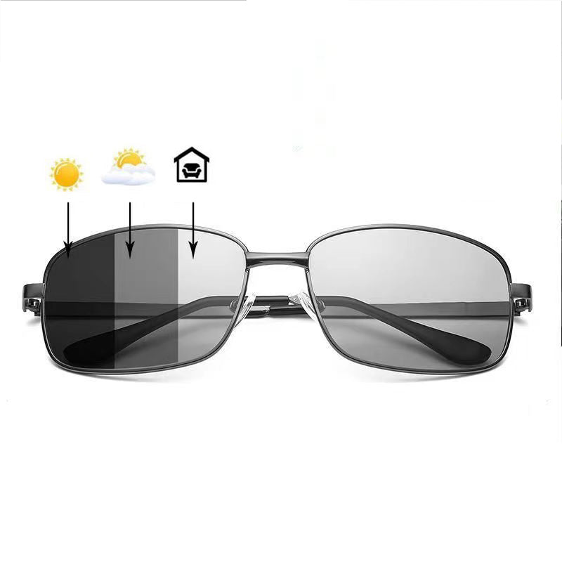 Photo chromic Polarized Driving Sunglasses for Men with Night Vision UV Protection