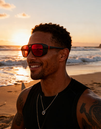 Polarized Sports Sunglasses UV Windproof Cycling Running Driving Eyewear