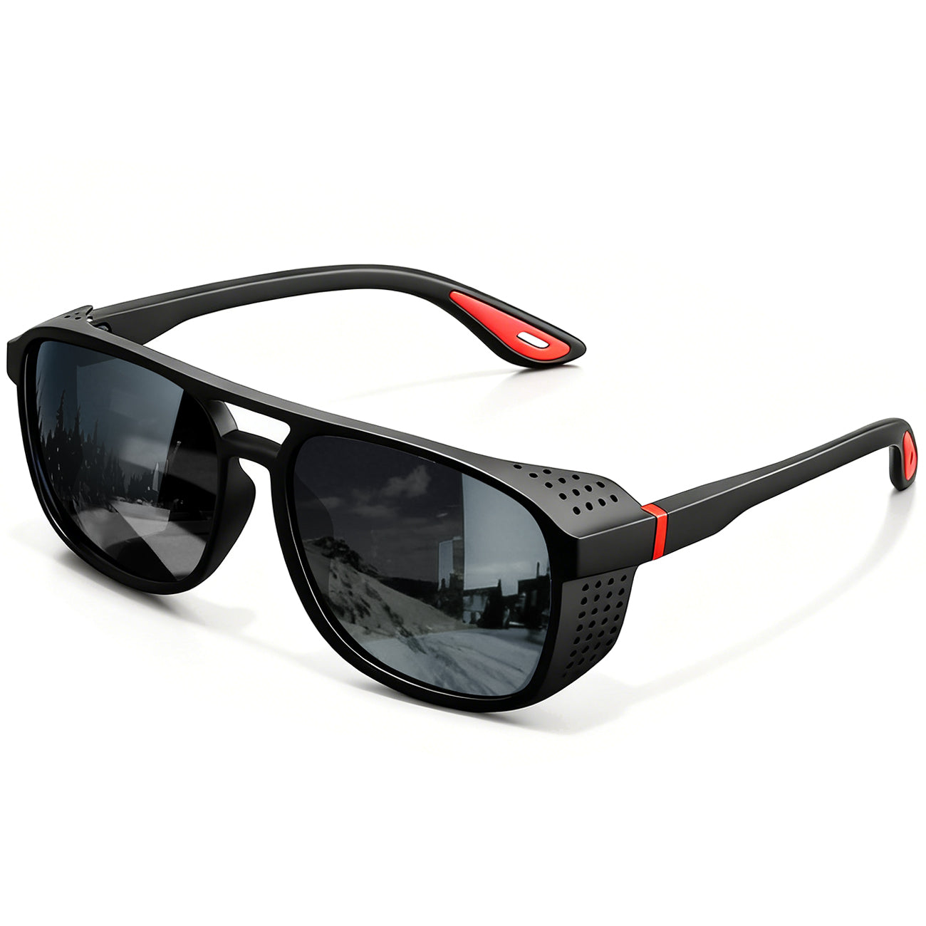 Polarized Sports Sunglasses UV Windproof Cycling Running Driving Eyewear