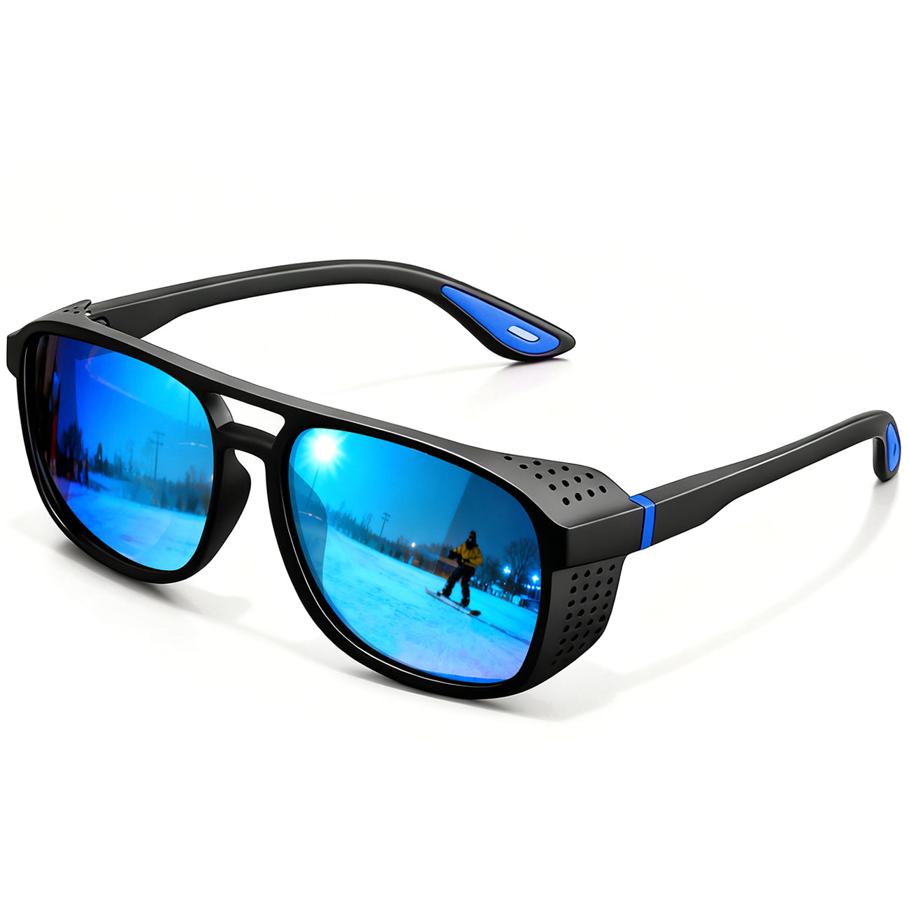 Polarized Sports Sunglasses UV Windproof Cycling Running Driving Eyewear