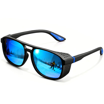Polarized Sports Sunglasses UV Windproof Cycling Running Driving Eyewear
