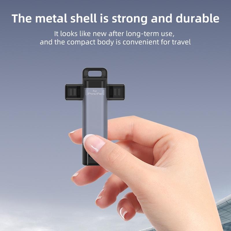 NK-951 3-in-1 USB 3.2 Flash Drive with Type-C & Lightning OTG Storage