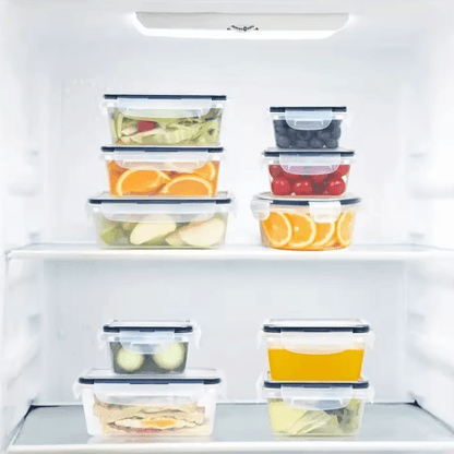 12-Piece BPA-Free Food Storage Container Set Airtight Kitchen & Pantry Organizers