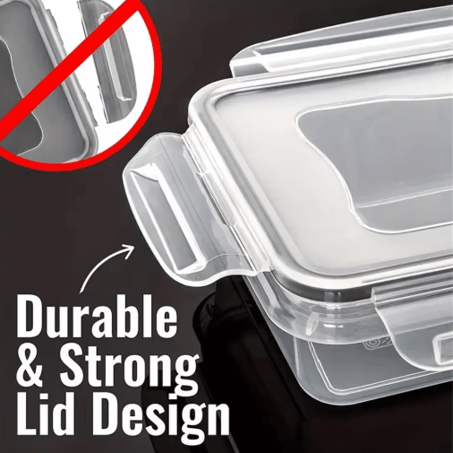 12-Piece BPA-Free Food Storage Container Set Airtight Kitchen & Pantry Organizers