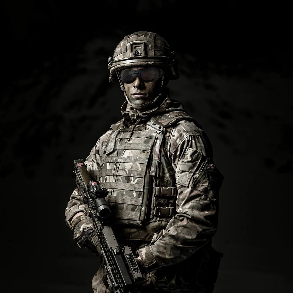 Tactical Hunting Steel Mesh Protective Goggles