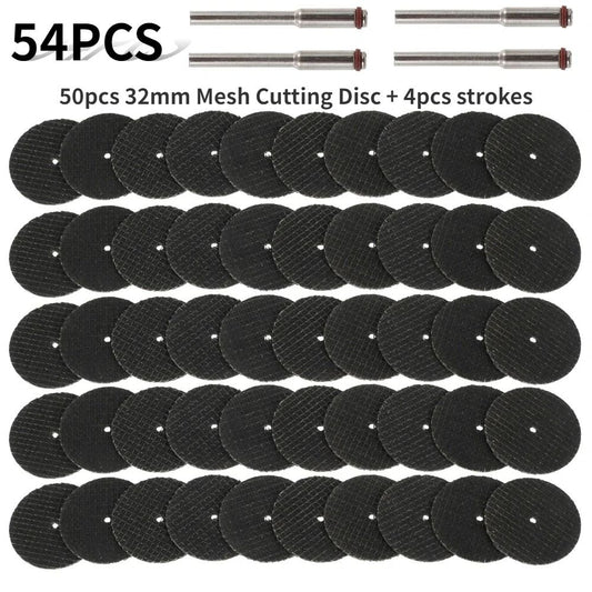 54-Piece Abrasive Cutting Disc Set