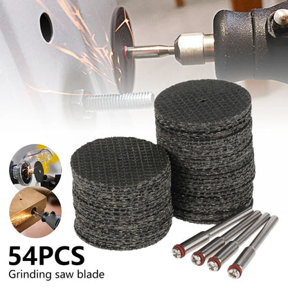 54-Piece Abrasive Cutting Disc Set