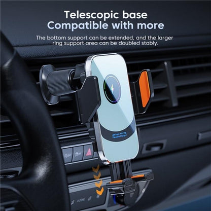 X16 Magnetic Car Phone Mount Smart Sensor Wireless Car Charger Auto Clamp Fast Charging Holder