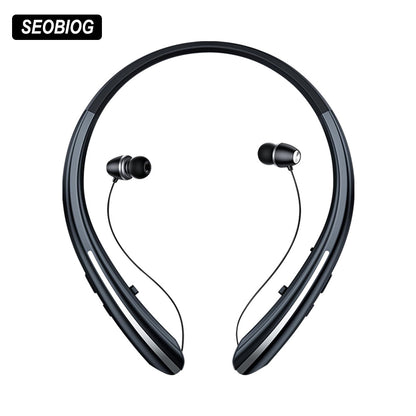 Neckband Bluetooth Earbuds Noise Cancelling Waterproof Wireless Neckband Headphones
