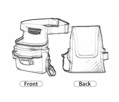 Multifunctional Electrician Tool Waist Bag