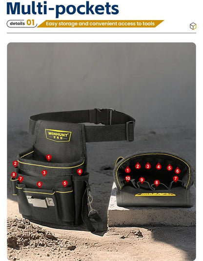 Multifunctional Electrician Tool Waist Bag