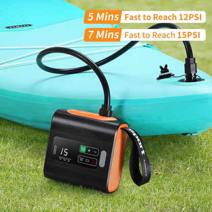 Portable Electric Air Pump for Camping Air Mattresses and Pool Floats