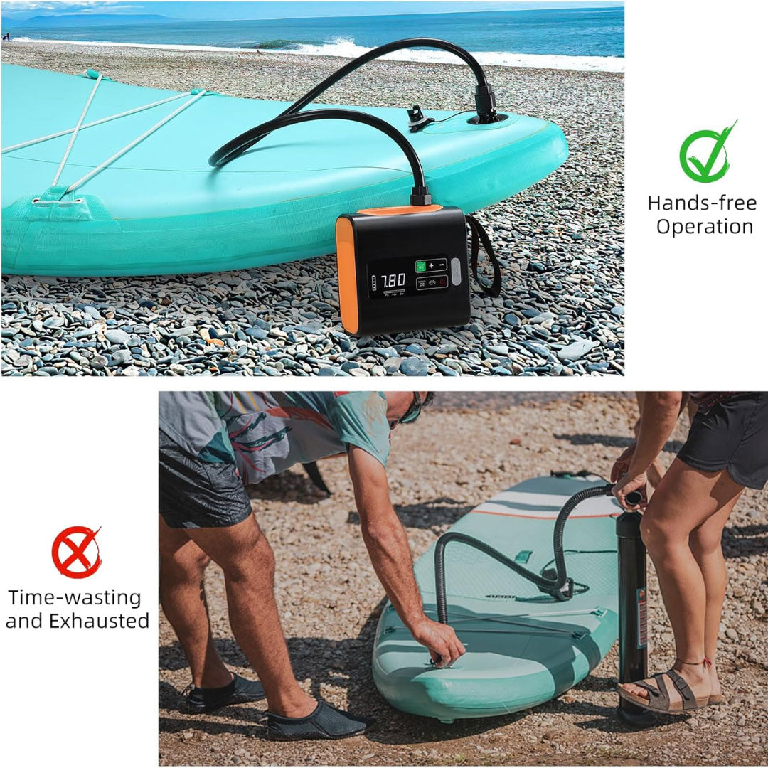 Portable Electric Air Pump for Camping Air Mattresses and Pool Floats