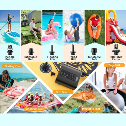 Portable Electric Air Pump for Camping Air Mattresses and Pool Floats