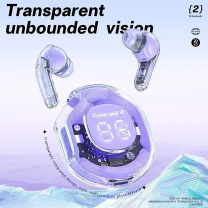Bluetooth TWS Wireless Earbuds with Noise Reduction Bass for Sports and Gaming