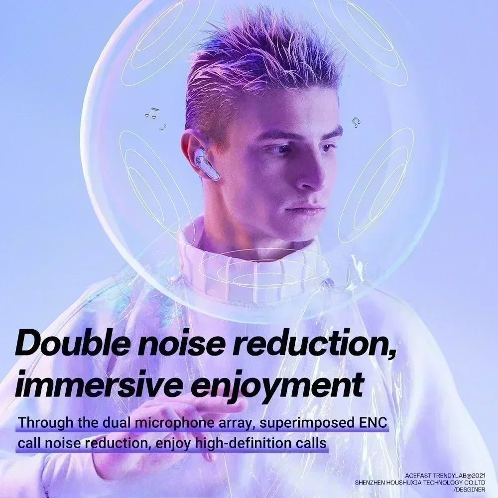 Bluetooth TWS Wireless Earbuds with Noise Reduction Bass for Sports and Gaming