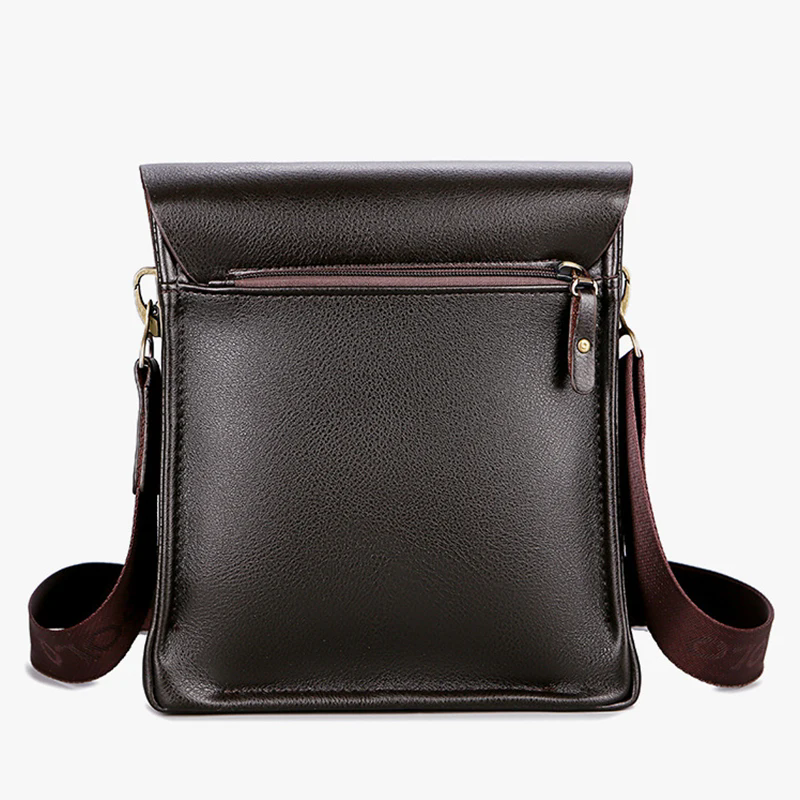 Polo Men Business Casual Shoulder Bag: Anti-Theft Vertical Sling and Crossbody Satchel for Travel