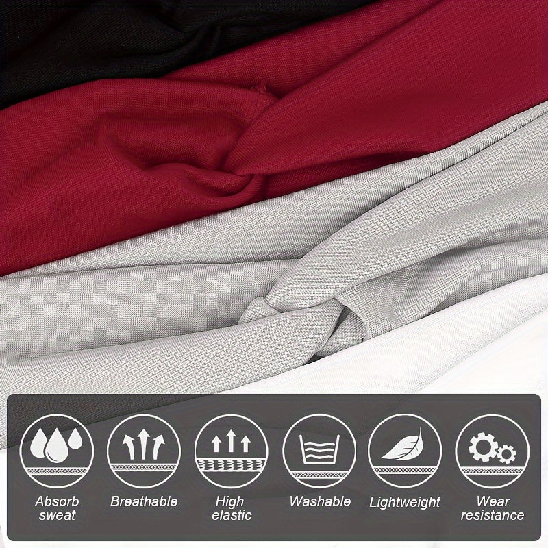 Comfort Fit Wide Headband Knotted Yoga Headband for Sports, Running & Everyday Style